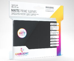 Gamegenic Matte Prime Black Sleeves (66x91mm) - Kortlommer (100)