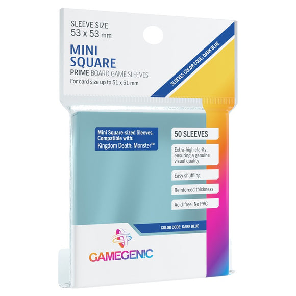 Gamegenic Mini Square Sleeves (53x53mm) - Kortlommer (50)